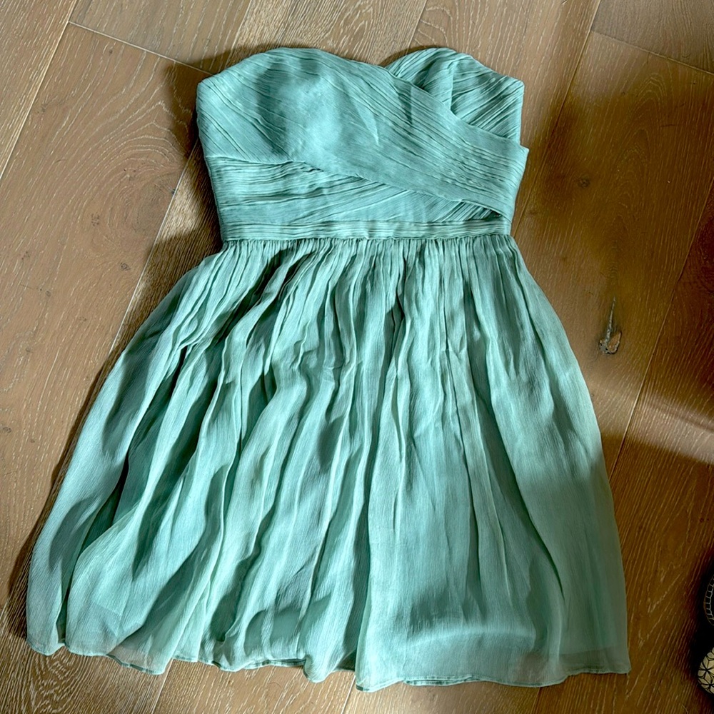J. Crew Mint Bridesmaids Dress Size 4P